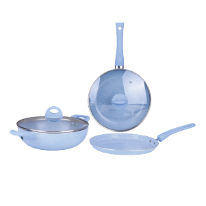 Gazi PRC-16C Purple Non-Stick Cookware Set : Gazi